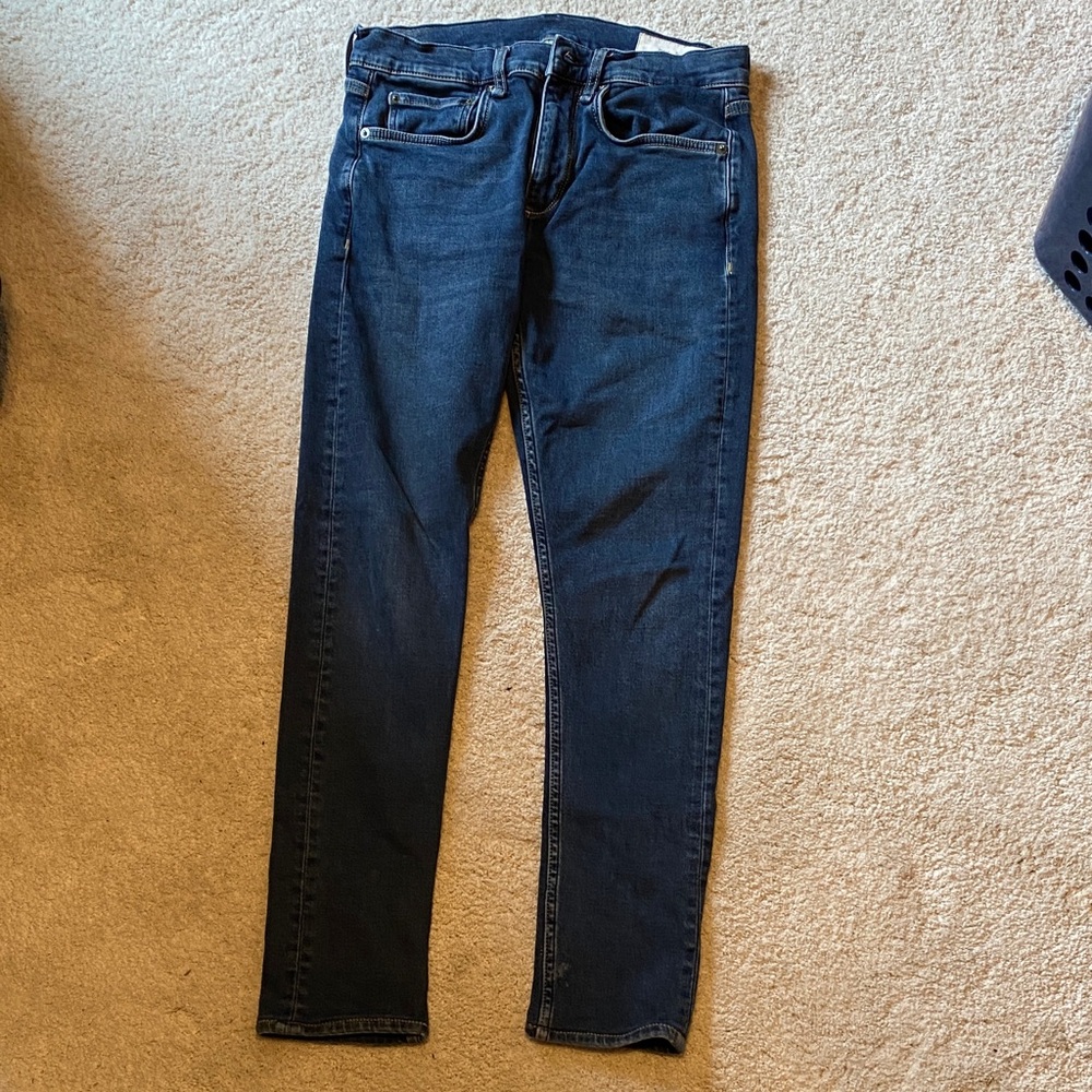 Rag & Bone Men's Indigo Skinny Jeans